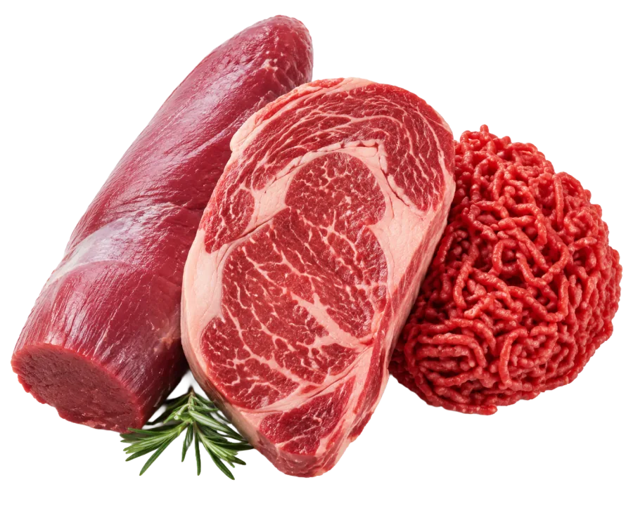 Cortes de res: arrachera, chamorro y molida